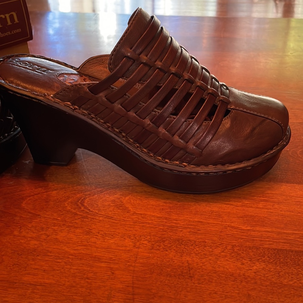 New Born “Sordino” Clogs, Dark Brown, size 7 US, 38 Euro